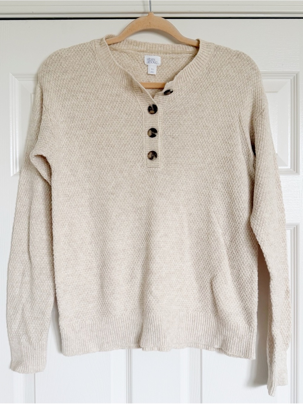 Stars Above Henley Top/Sweater